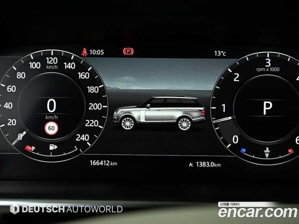 Land Rover Range Rover 4 Generation 4.4 SDV8 AB LWB Дизель (08.2019)